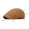 Осенне-зимний берет, мужская теплая кепка газетчика в британском стиле, ретро кепка художника, женская кепка вперед