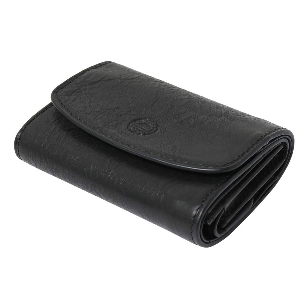 Dakota Black Label Minimo Мужской компактный кошелек трифолд, Натуральная кожа, Черный, BL-627601-10