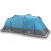 Tunnel Family Tent for 6 Persons Blue Waterproof