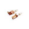 Cartoon Red Panda Keyrchain Creative Red Panda Embroidery Pendant Kawaii Animal Pendant  Zoo Gift
