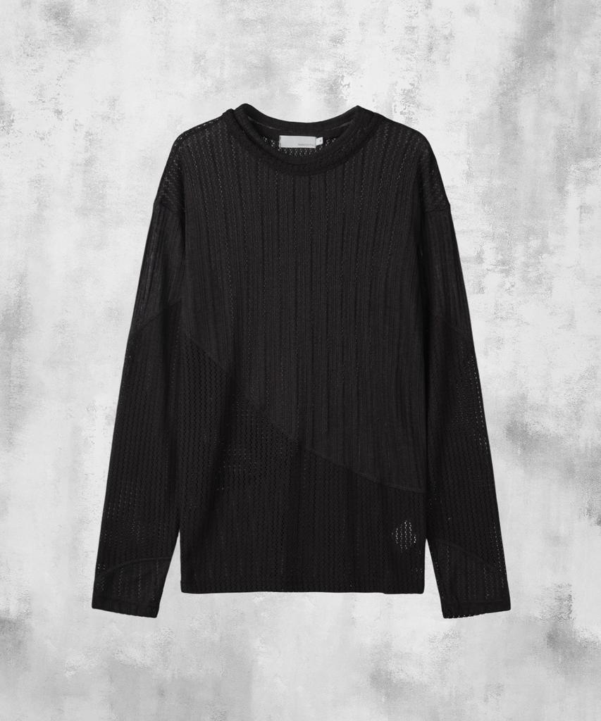 PARADIGMFILM [Ep.02] Waved Panel Long Sleeve (Black)