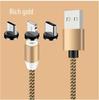 3-in-1 Magnetic Head Nylon Braided Charging Cable for Apple, Android and Type-C Mobile Phones