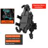 Motorcycle Mobile Phone Holder Shockproof Adjustable Adjustable Handlebar Mirror Mount GPS Bracket For Motorbike Scooter ATV