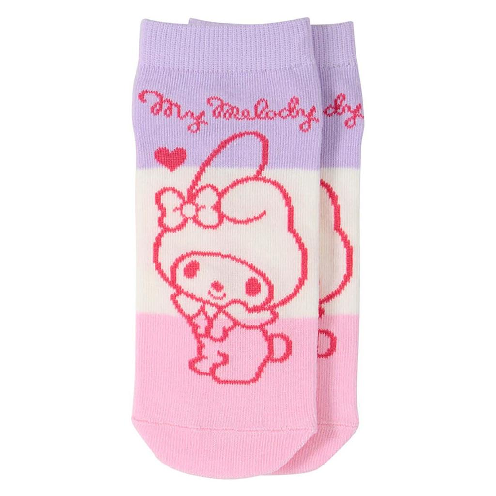 Носки-кеды для детей Sanrio My 689378 Набор из 3 пар, Мелоди, 13-15 см,