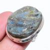 Natural Labradorite Gemstone Handmade 925 Sterling Silver Ring Size 10 g5M91