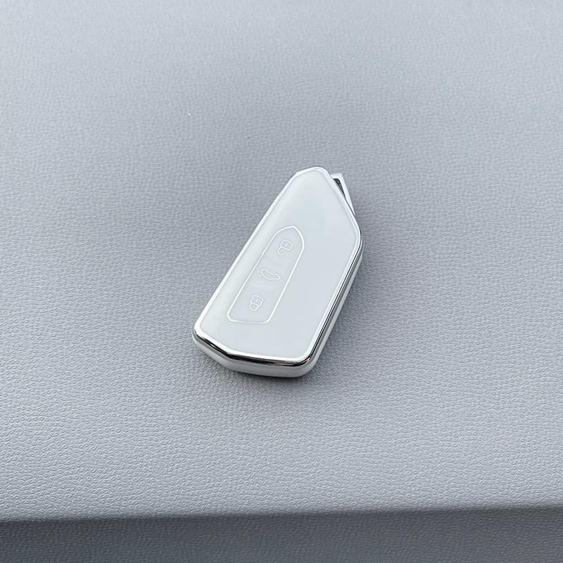 Car Key Case Key Protective Case TPU Silicone Material Key Cover Golf Decoration Accessories for Volkswagen ID.3 ID.4CROZZ 4eg