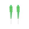 Câble Fibre Optique - Lanberg - 20m - Mono SC/APC - Simplex G657A2 - LSZH Blanc