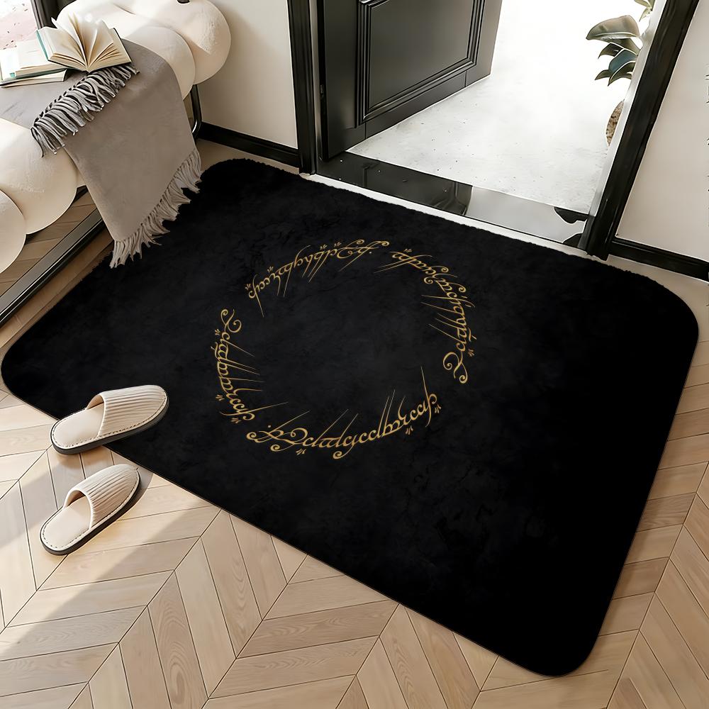 Soft Absorbent Non-Slip Rug Movie Lords of the Rings Floor Mat Home Decor Doormat Bedroom Floor Mat Shower Carpet