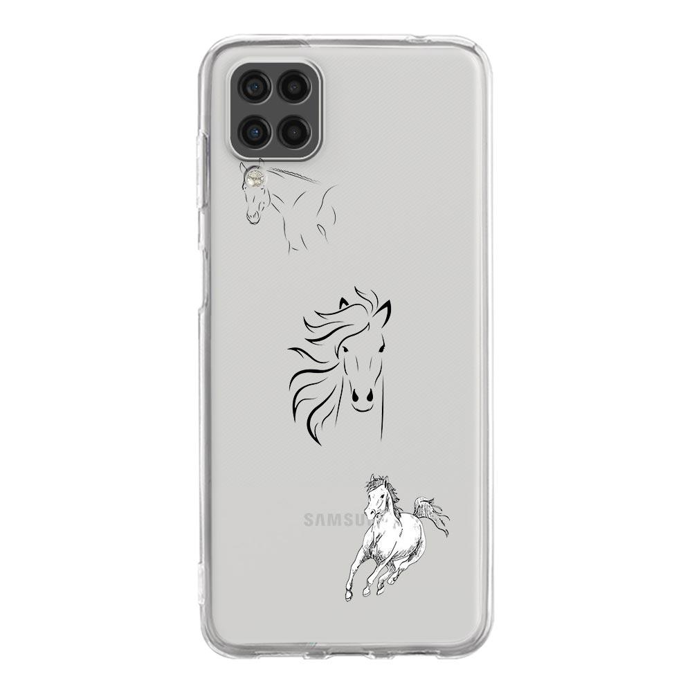 Phone Case For Samsung A13 A33 A35 A55 A73 A53 A23 A51 A71 A21S A12 A31 A41 A05s A03S A15 A25 A32 5G Cover Animal Art Horse