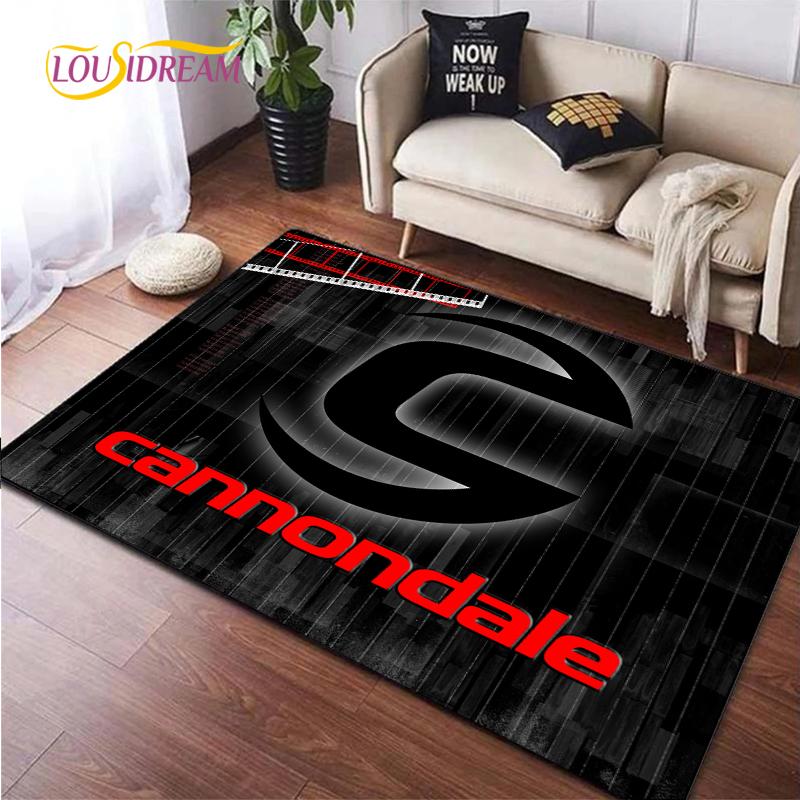 Bicycle logo Carpet for Living Room Bedroom Rugs Kitchen Kids Door Unslip Floor Mat Birthday gift photography props Alfombra Rug