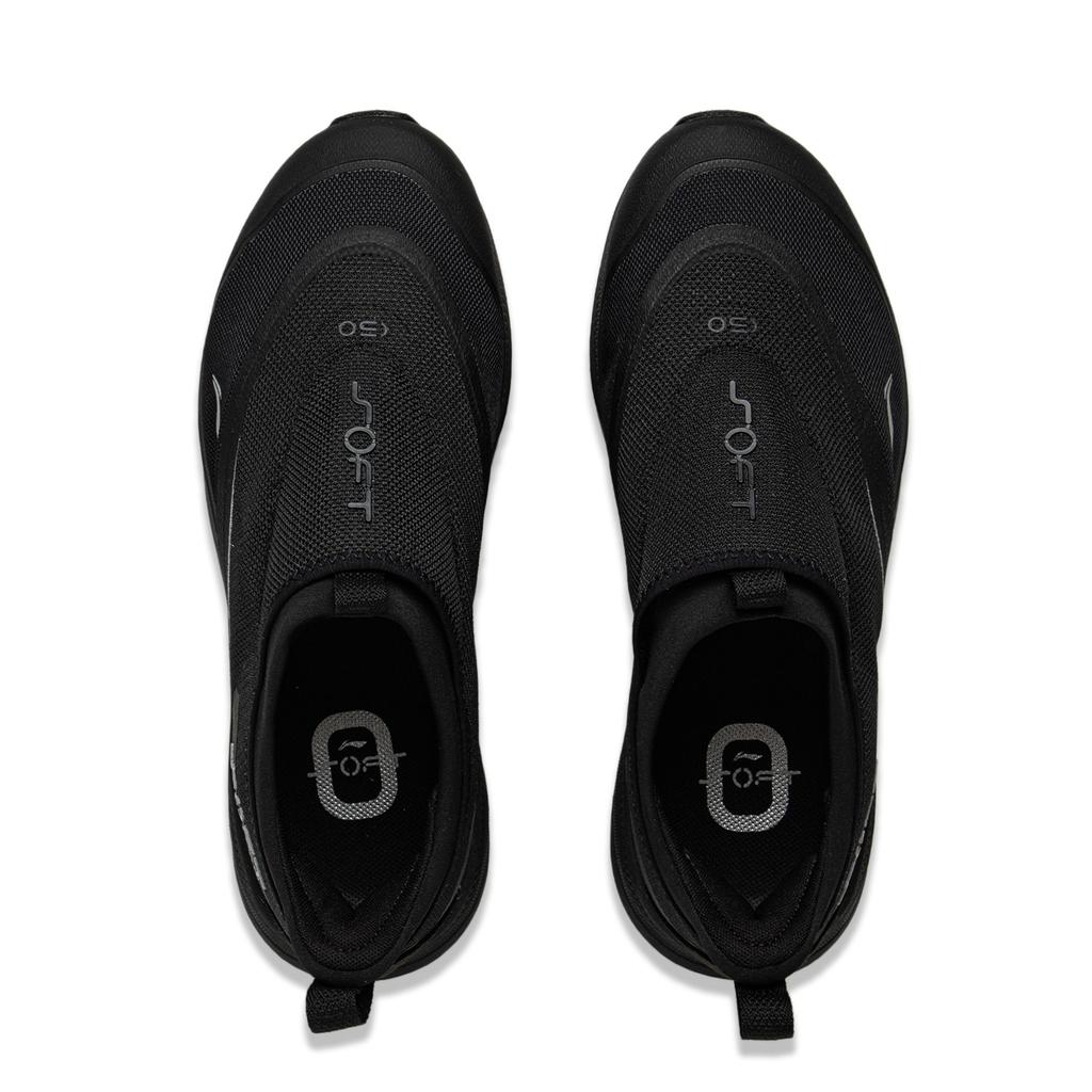 Li Ning SOFT GO 2 Амортизация Скользкая Устойчивость к истиранию Дышащие Легкие Низкие Повседневная Обувь Мужская Черный AGLV005-1