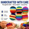 6/12/24Pcs Colorful Footbag Sacks Funny Kids Outdoor Toy Random Color Soft Juggling Balls  Beginner