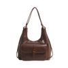 Retro Tote Bag for Women, Large Capacity Shoulder Bag, Crossbody Backpack, Casual Handbag