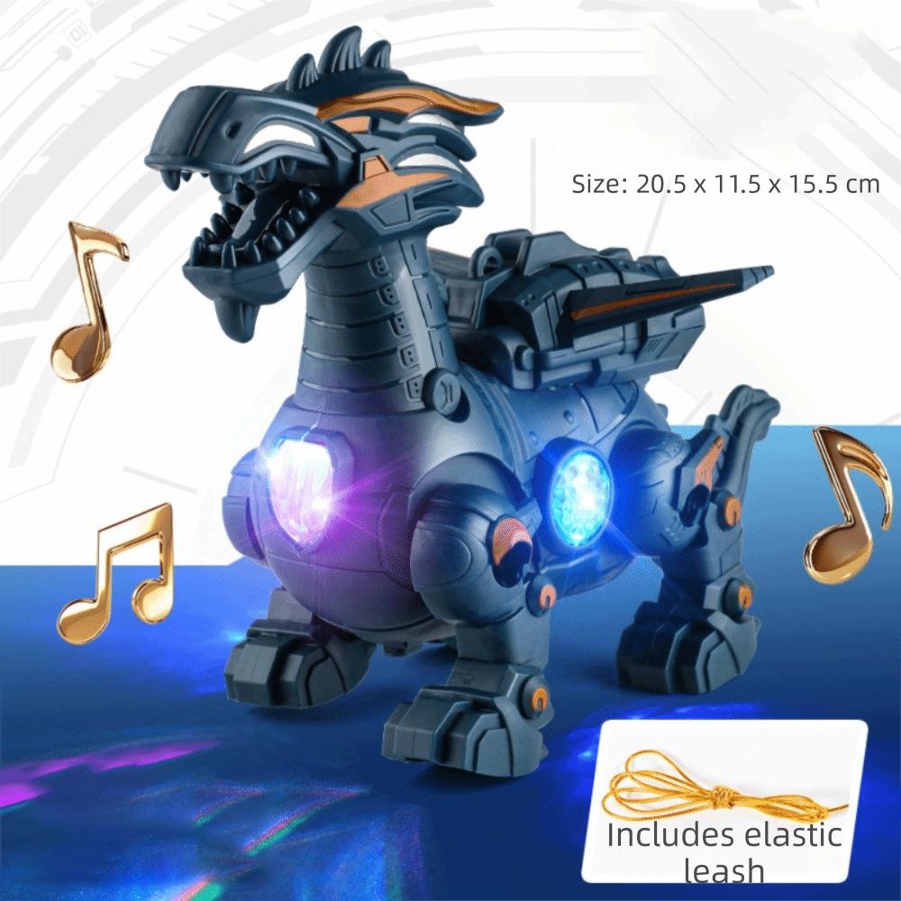 Electric Powered Mechanical Dinosaur Cool Light Children Entertainment Toy  Boys Gifts