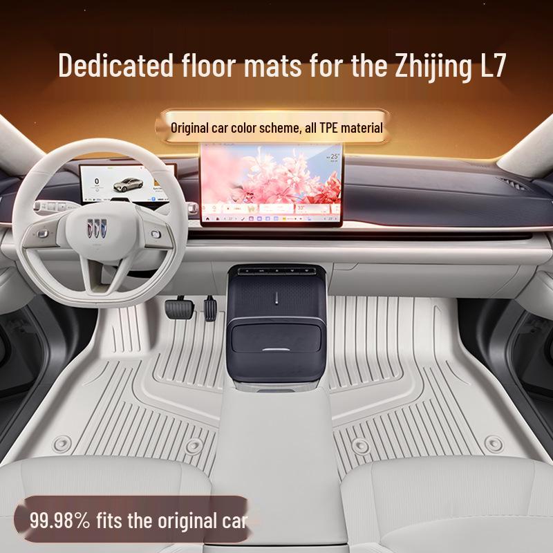Buick Zhi Jing L7 TPE Floor Mats – 5-Seater Car Interior Accessories