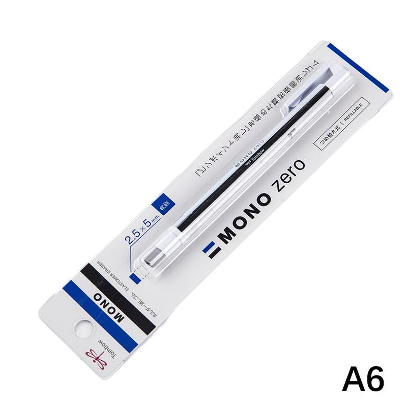 Механический ластик Tombow Mono Zero, многоразовая ручка для рисования, резиновая резинка