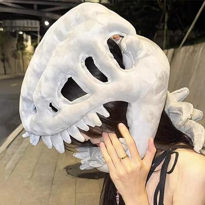 Хэллоуин Голова Скелета Динозавра Фотореквизит Рождественские Карнавалы Игрушка