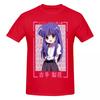 Унисекс Фуруде Рика Higurashi When They Cry Аниме Higurashi No Naku Koro Ni Милая Футболка Уличная Одежда Свободный Хлопок Рукава Рубашки
