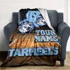 Name Custom North Carolina Print Flannel Blanket High Quality Warm Comfortable Cover for All Seasons Perfect for Gifts Home Decor