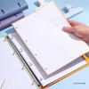 A4 Removable 4-Hole Loose-Leaf Grid Notebook - Simple College Student Design