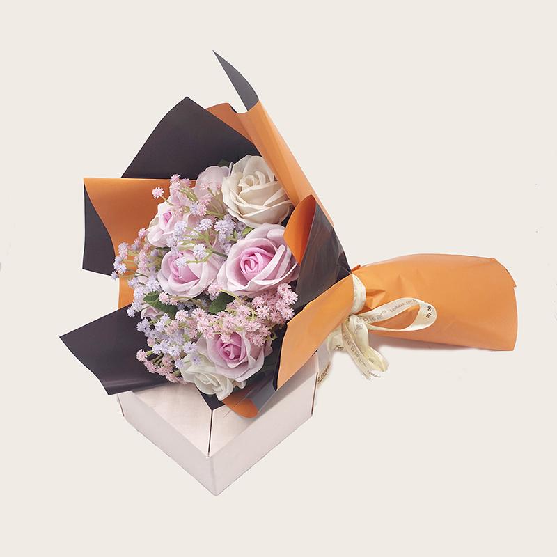 10шт оберточная бумага для цветов Водонепроницаемая дуплексная бумага Букет Подарки Упаковочная бумага