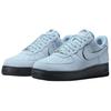 Nike Air Force 1 07 LV8 Light Armory Blue Suede Unisex Sneakers Black HQ1966-400
