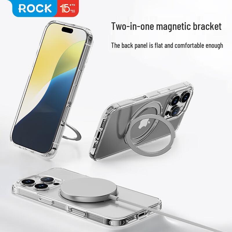 ROCK Crystal Shield Magnetic Stand Case