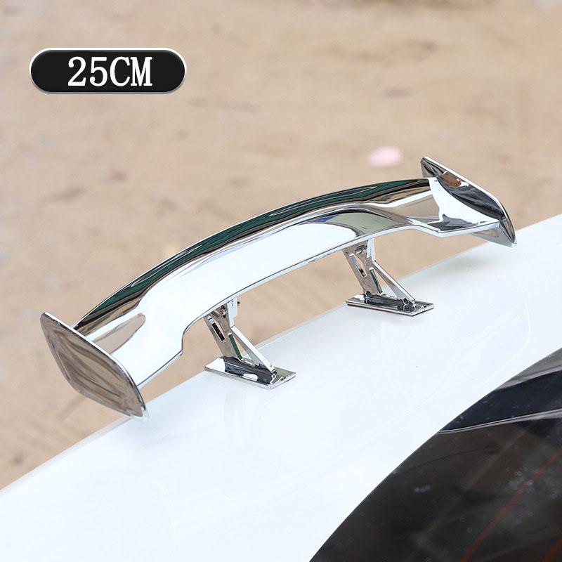 Car Universal Mini Spoiler Tail Wing Carbon Fiber Look Mini Modified Tail Wings Model Auto Styling Decoration Car