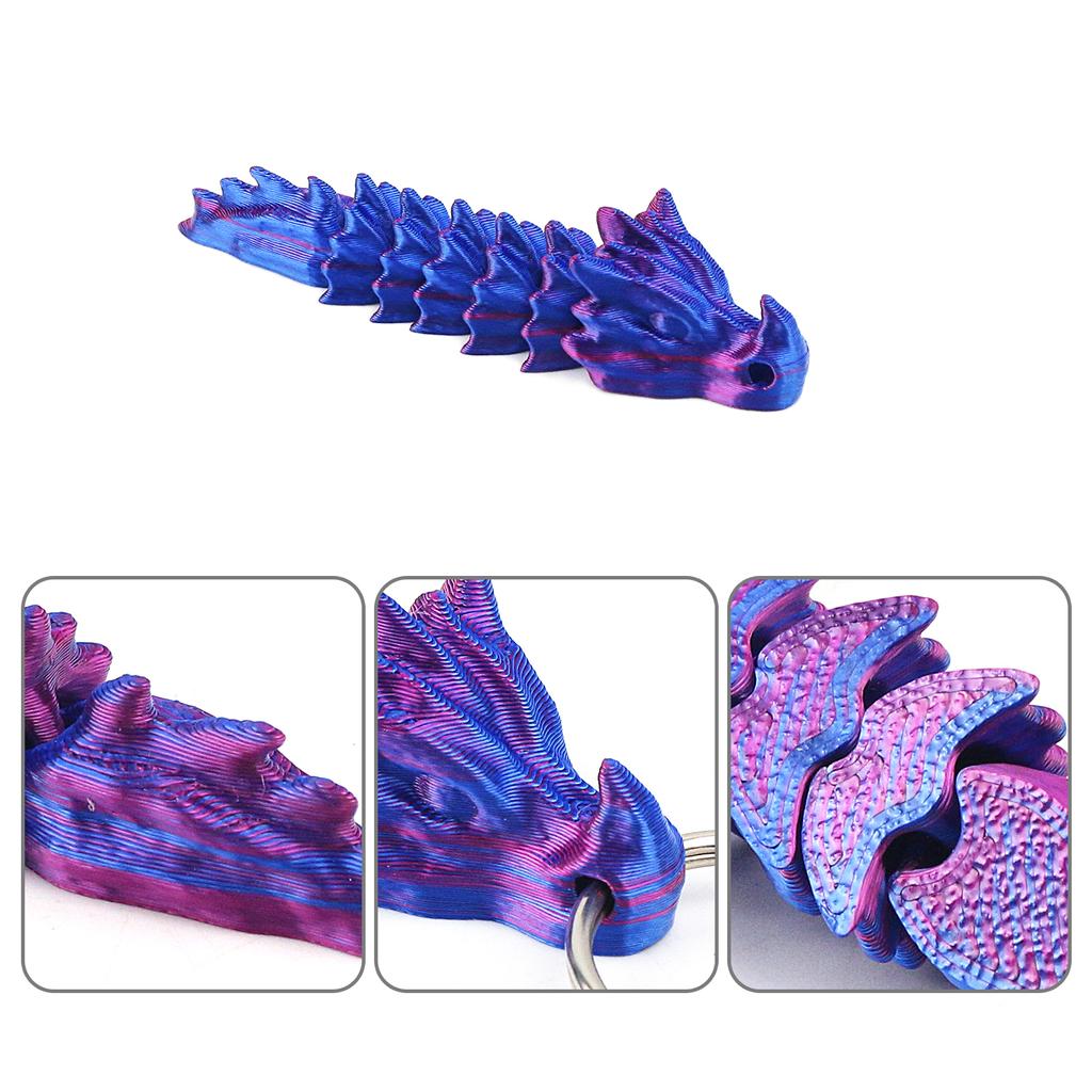 3D-печатный кулон-дракон, брелок, подвеска для рюкзака, украшение, высокая эстетическая ценность, простая килевая линия