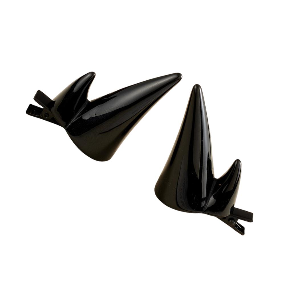 2 шт. Заколка для волос в виде рогов дьявола для костюма на Хэллоуин, косплей-вечеринки, аксессуары для волос, мультяшные заколки для волос для женщин, девушек, взрослых