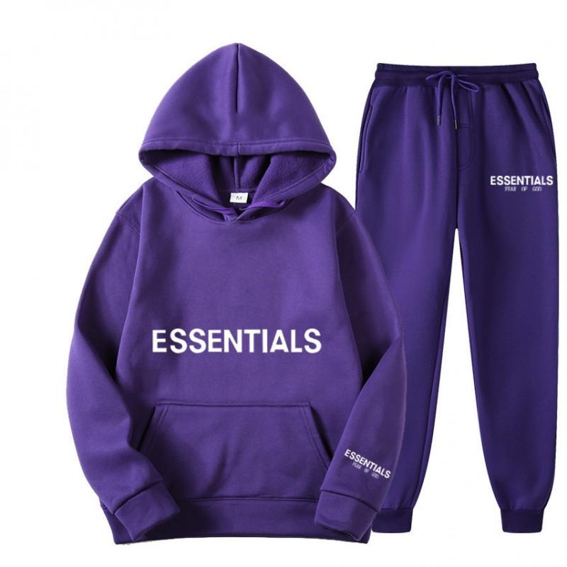 Мужской спортивный костюм с капюшоном и флисовой подкладкой, matching jogger pants set, спортивный повседневный наряд, осень