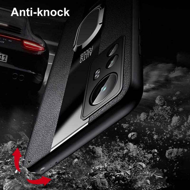 Кожаный чехол с держателем-кольцом для Xiaomi Mi 12 Pro 12X 12S Ultra 12T Pro Чехол Силиконовый чехол для телефона для Poco X3 F5 Pro F3 F4 X4 GT