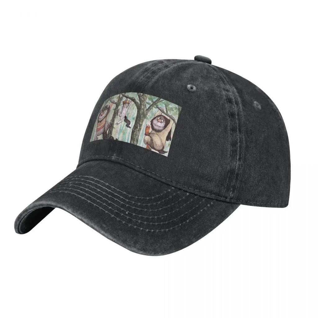 Where the Wild Things Are Baseball Cap Military Cap Unisex Visor New Hat Hat Unisex Luxury Unisexs Womens