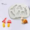 Форма для торта пищевая термостойкая силиконовая форма для грибов и улиток, форма для помадки, инструмент для украшения торта, кухонные принадлежности