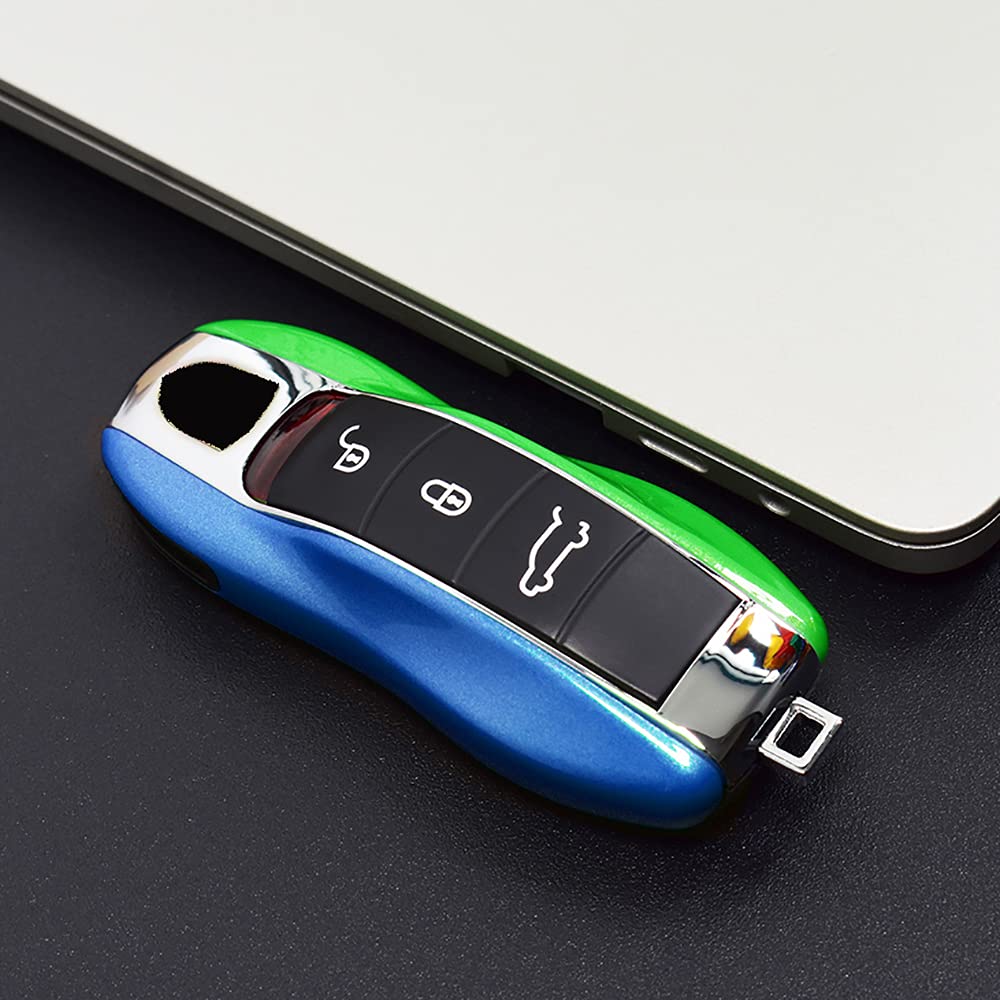 Чехол для ключа Porsche 911 Cayenne Cayenne Coupe Panamera Teikan, держатель для ключей, крышка для ключа для Porsche, стильный ABS, защита от царапин