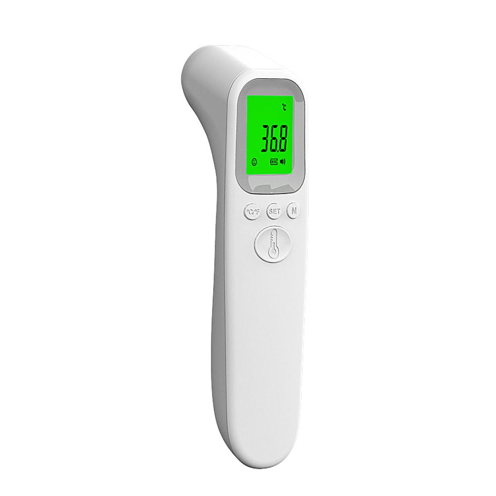 Digital Forehead Thermometric Instrument Non-contact Type Infrared Electronic Body Temperature Measuring Device 3 Color Backlight