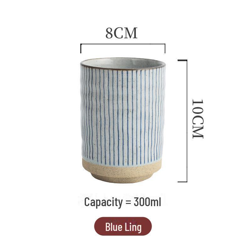 Керамическая чашка для чая и суши в японском стиле в стиле ретро