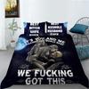 Bedspread Skulll Comforter Cover Youth Duvet Cover Set Soft Bedroom Decor