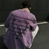 Винтажная футболка с короткими рукавами из 100% хлопка, промытая кислотой, уличная футболка в стиле хип-хоп в стиле Харадзюку, большие футболки