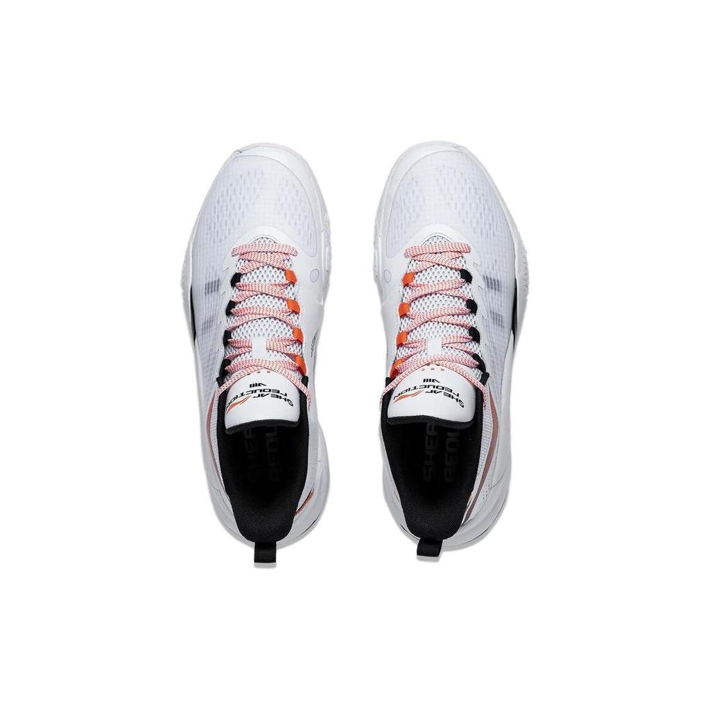 Li Ning Storm 2023 Non-Slip Wear-Resistant Low-Top Basketball Shoes Men Sneakers White ABFT021-2