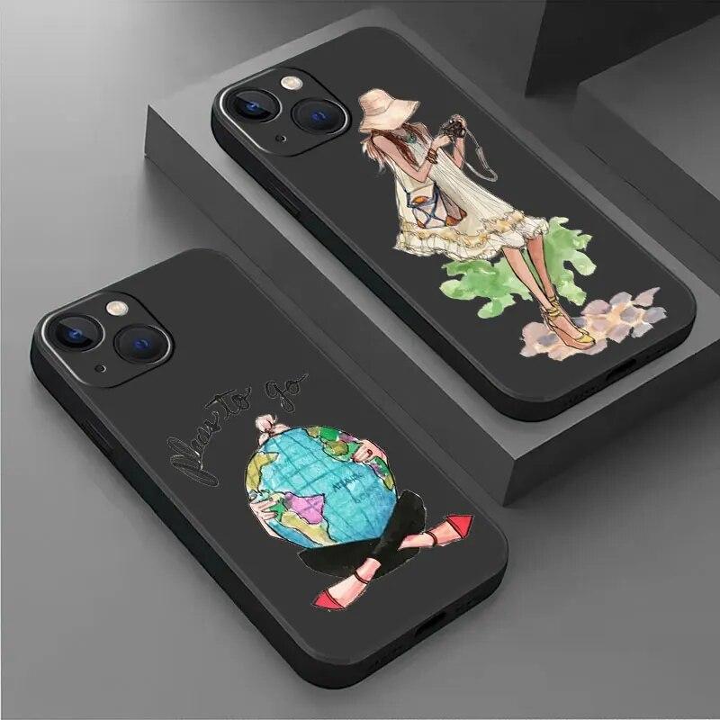 Чехол для телефона «Красивая девушка» для iPhone Samsung Galaxy Redmi Xiaomi Oppo OnePlus Note SA 7 8 9 10 11 12 13 14 20 21 22 23 53 54 Pro Max Plus Ultra