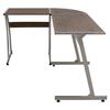 VidaXL Bureau d'angle marron bois d'ingénierie 375955