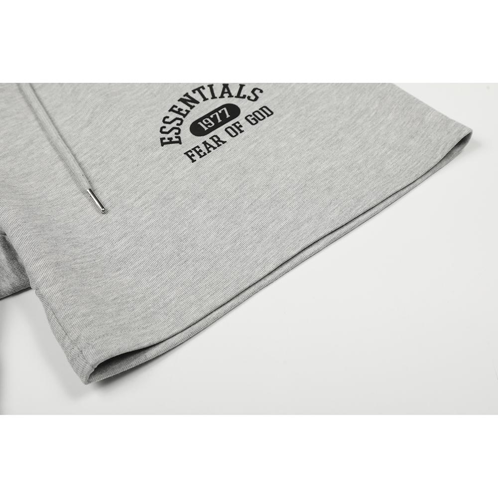 Fear of God Шорты с принтом логотипа Arch Essentials 1977, унисекс, свободные, хлопковые, на шнурке, повседневные, спортивные, 3 цвета
