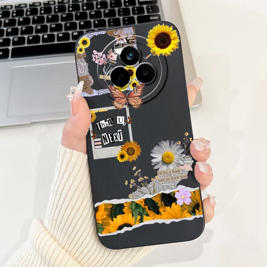 Чехол для Realme 14 Pro 5G RMX5056 Стильный чехол с художественной росписью Ударопрочный чехол для телефона Для Realme 14 Pro Plus Realme14 Pro+ Мягкие чехлы