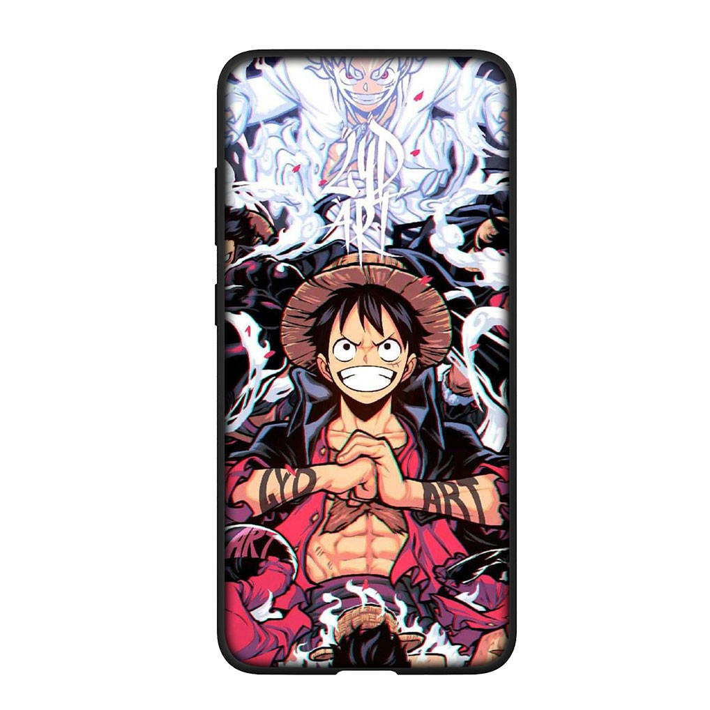 For Samsung Galaxy S24 S23 iPhone 16 15 14 Xiaomi Redmi Note 13 12 11 10 8 Plus 9 Pro Max X XR Case Wallpaper One Piece Luffy Tony Chopper OPPO Huawei