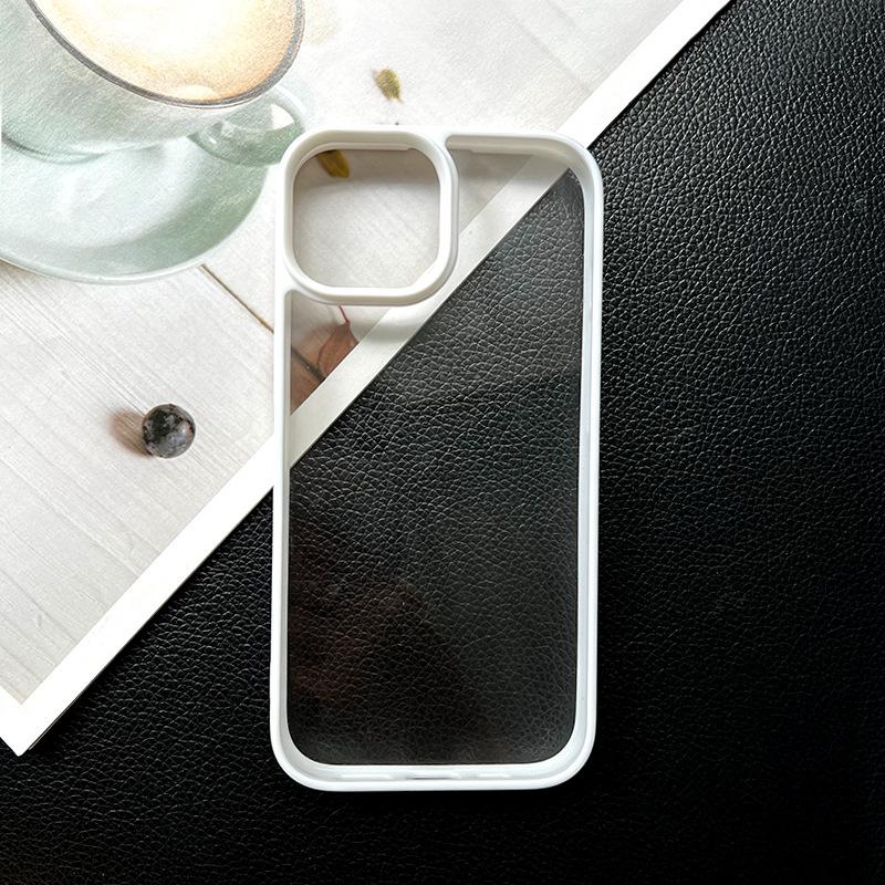 Applicable To Iphone15 Cream Glue 16Pro Acrylic DIY Thickened 14 Groove Two-in-one Drop Glue 13 Mobile Phone Case