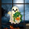 Ghost Hanging Decoration Acrylic Ghost Series Sun Catcher Cartoon Ghost Halloween Decoration for Windows Porch Walls