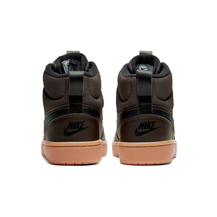 Nike Court Borough Mid 2 Boot GS Baroque Brown Gum Детские кроссовки Черные BQ5440-200