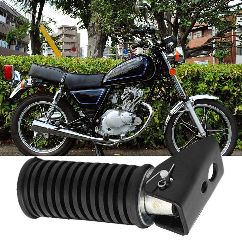 Мотоциклетные педали для Qianjiang QJ125 GN125 GT125 Suzuki King GS125 Универсальные M8 Фиксирующие подставки для ног Peg Pedals Racing Rearset