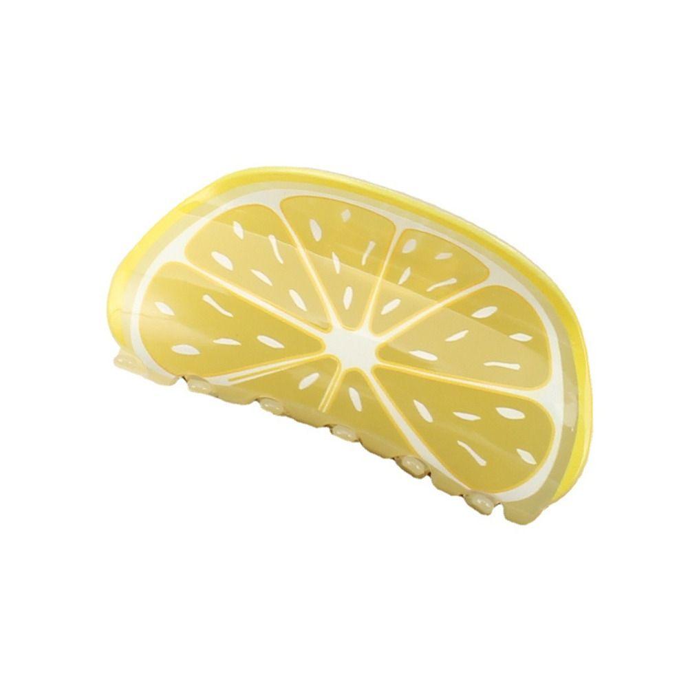 Pitaya Ponytail Holder Srawberry Women Shark Clip Fruits Hair Claw Korean Hair Clips Watermelon